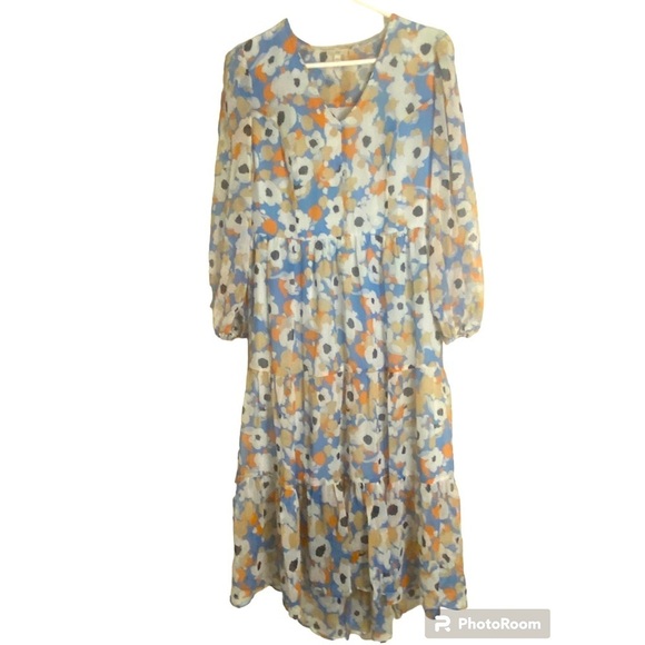 NWT Joie Floral Fields Maxi dress Small - Picture 3 of 13